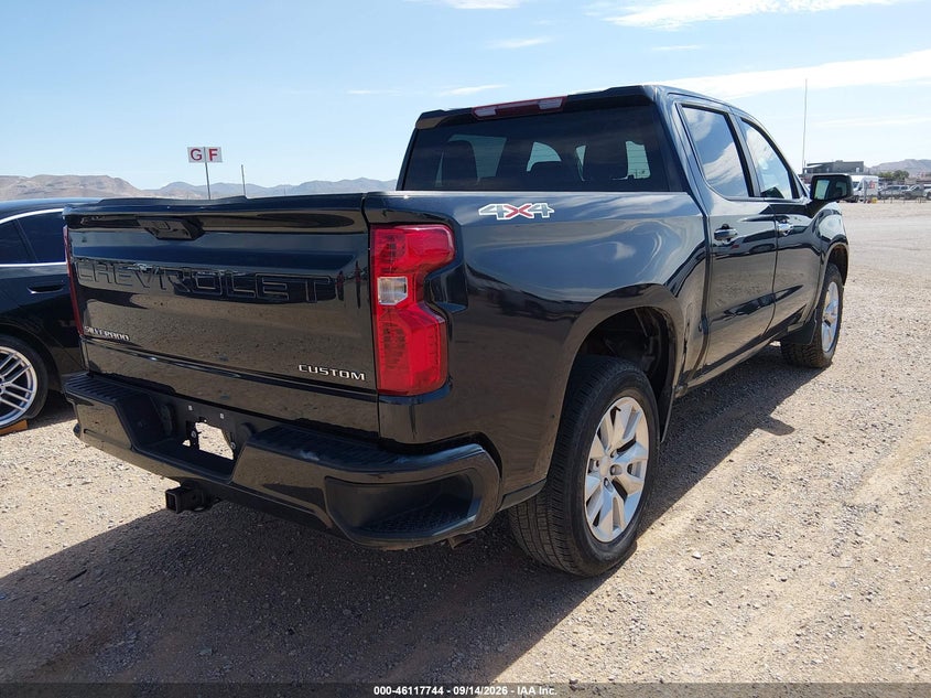 Vin: 1gcpdbek7pz306966, lot: 46617464, chevrolet silverado 1500 4wd  short bed custom 20234