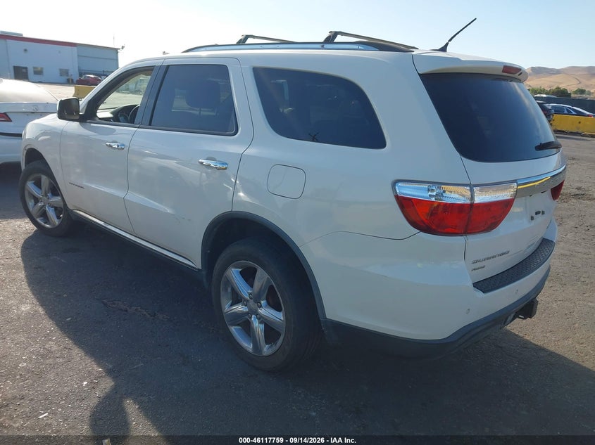 Vin: 1c4rdjeg7cc361476, lot: 46617479, dodge durango citadel 20123
