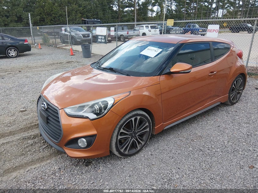 Vin: kmhtc6ae1gu270435, lot: 46617481, hyundai veloster turbo 20162