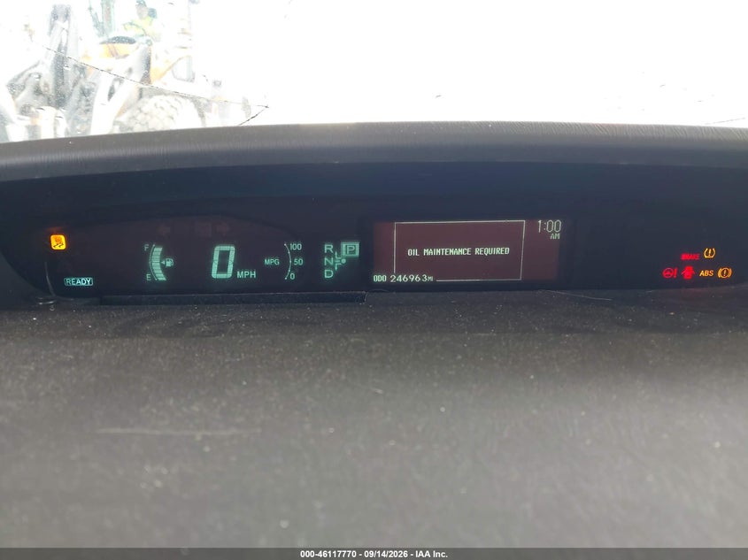 2011 TOYOTA PRIUS auction photo 7