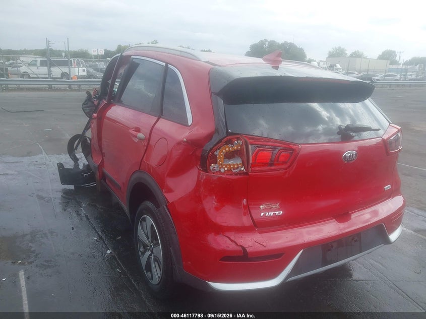 Vin: kndcb3lc4j5118135, lot: 46617518, kia niro lx 20183