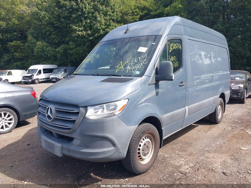 Vin: wd4pf0cd4kp097098, lot: 46617540, mercedes-benz sprinter 2500 high roof v6 20192