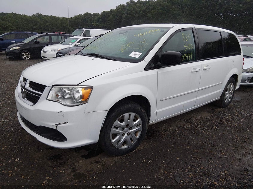 Vin: 2c4rdgbg7gr195481, lot: 46617541, dodge grand caravan se 20162