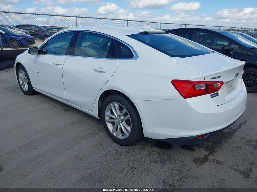Vin: 1g1ze5st8gf214327, lot: 46617549, chevrolet malibu 1lt 20163