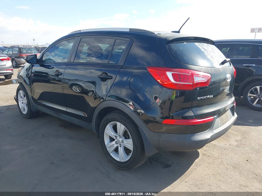 Vin: kndpb3a25b7100986, lot: 46617631, kia sportage lx 20113