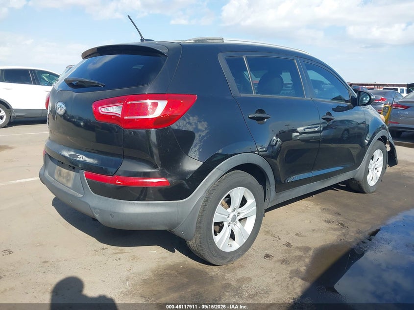 Vin: kndpb3a25b7100986, lot: 46617631, kia sportage lx 20114