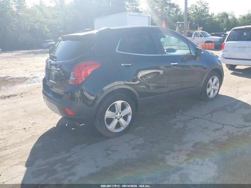 Vin: kl4cjasb7fb193480, lot: 46617632, buick encore 20154