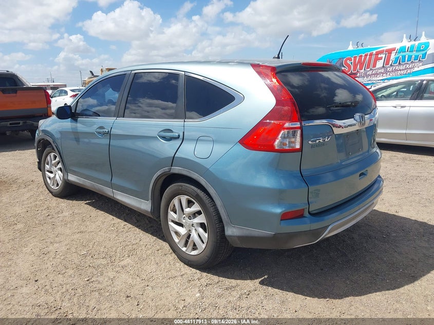 Vin: 2hkrm3h57fh542527, lot: 46617633, honda cr-v ex 20153