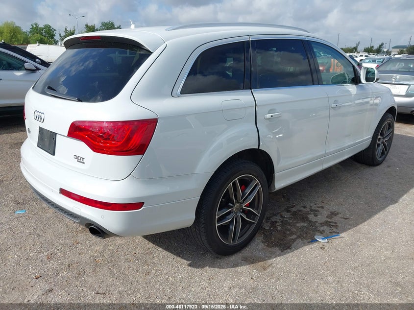 Vin: wa1dgafe7ed002912, lot: 46617643, audi q7 3.0t s line prestige 20144