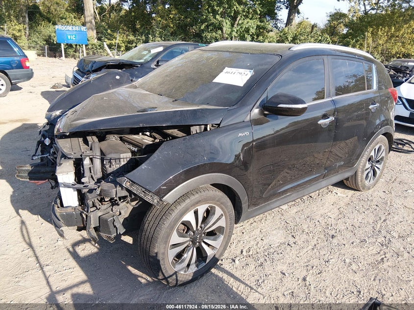 Vin: kndpcca67b7120026, lot: 46617644, kia sportage sx 20112