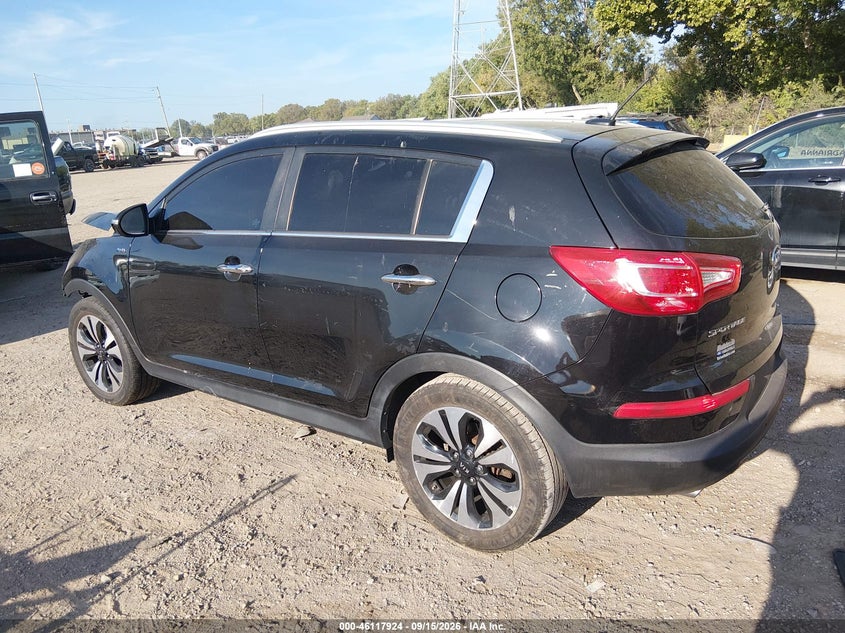 Vin: kndpcca67b7120026, lot: 46617644, kia sportage sx 20113