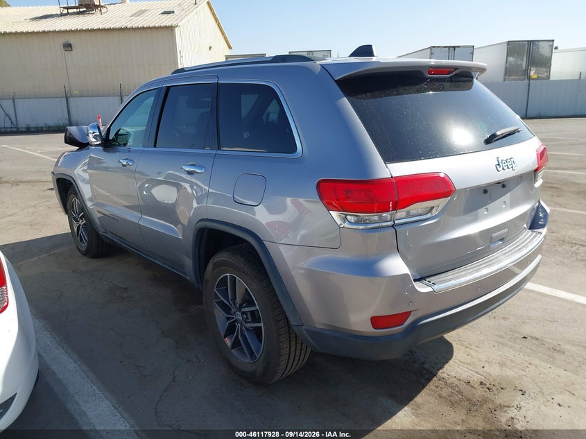 Vin: 1c4rjebgxhc877570, lot: 46617648, jeep grand cherokee limited 4x2 20173