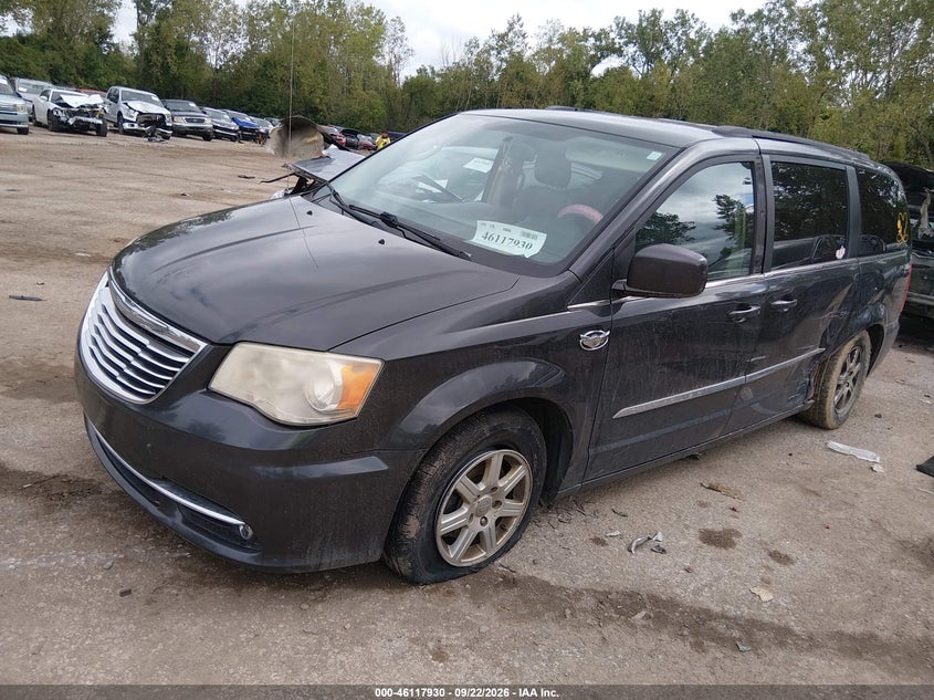 Vin: 2c4rc1bg4cr410017, lot: 46617650, chrysler town & country touring 20122