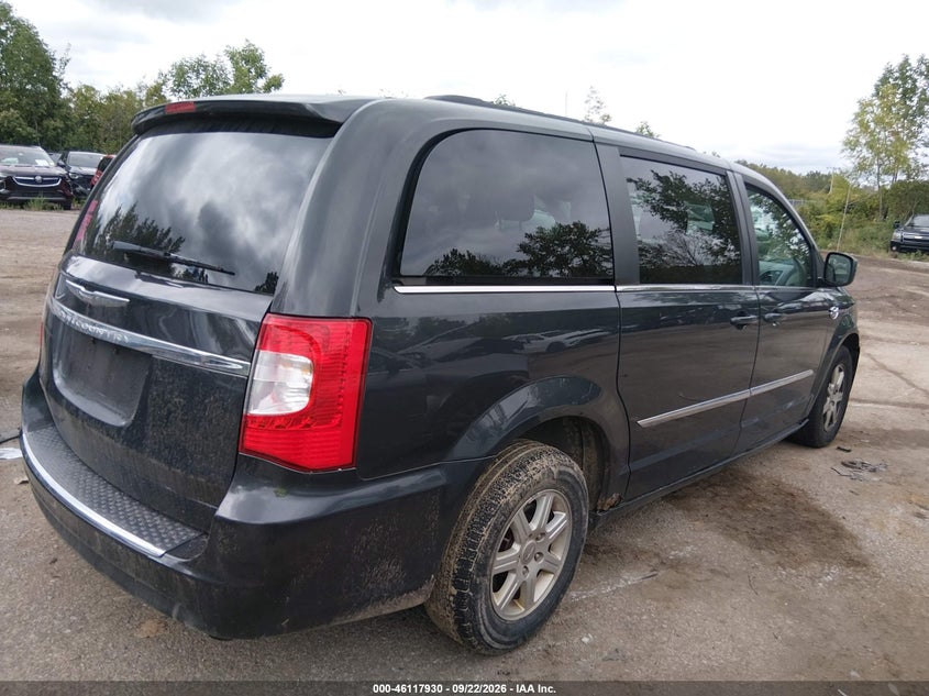 Vin: 2c4rc1bg4cr410017, lot: 46617650, chrysler town & country touring 20124
