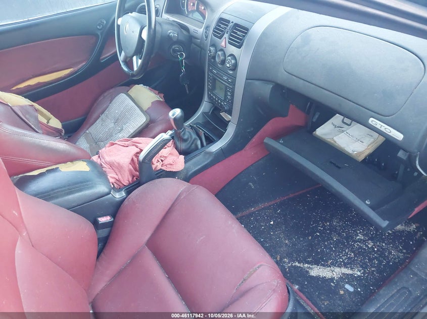 PONTIAC GTO 2004 VIN 6G2VX12G14L268570