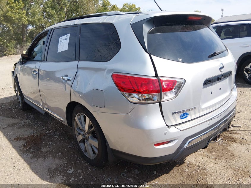 Vin: 5n1ar2mm3ec717271, lot: 46617667, nissan pathfinder platinum 20143