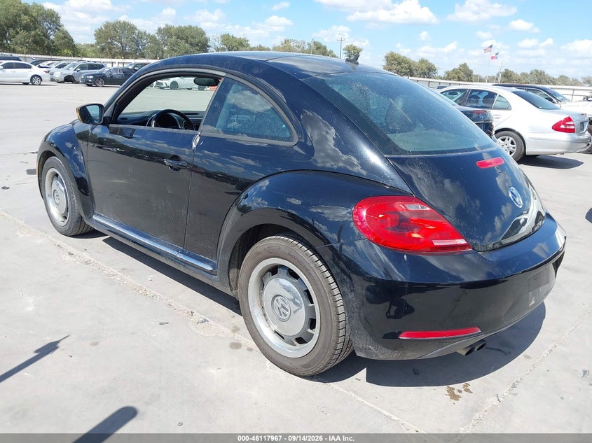 Vin: 3vwhx7at8dm603696, lot: 46617687, volkswagen beetle 2.5l 20133