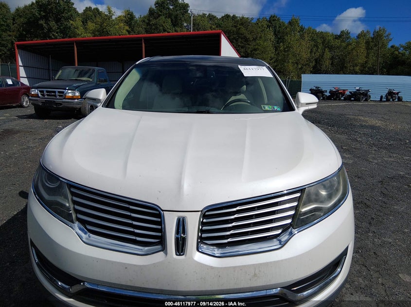 LINCOLN MKX 2016 VIN 2LMTJ8LR9GBL70357