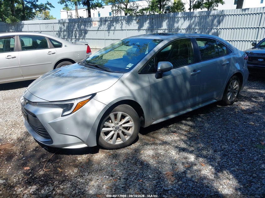 Vin: jtdbcmfe3t3128035, lot: 46617718, toyota corolla hybrid hybrid xle 20262
