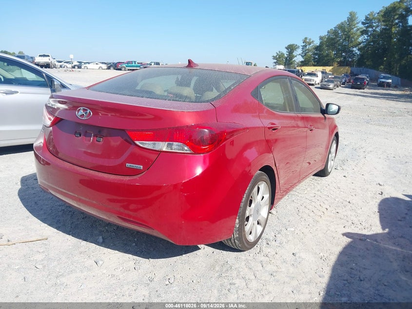 2013 HYUNDAI ELANTRA auction photo 4