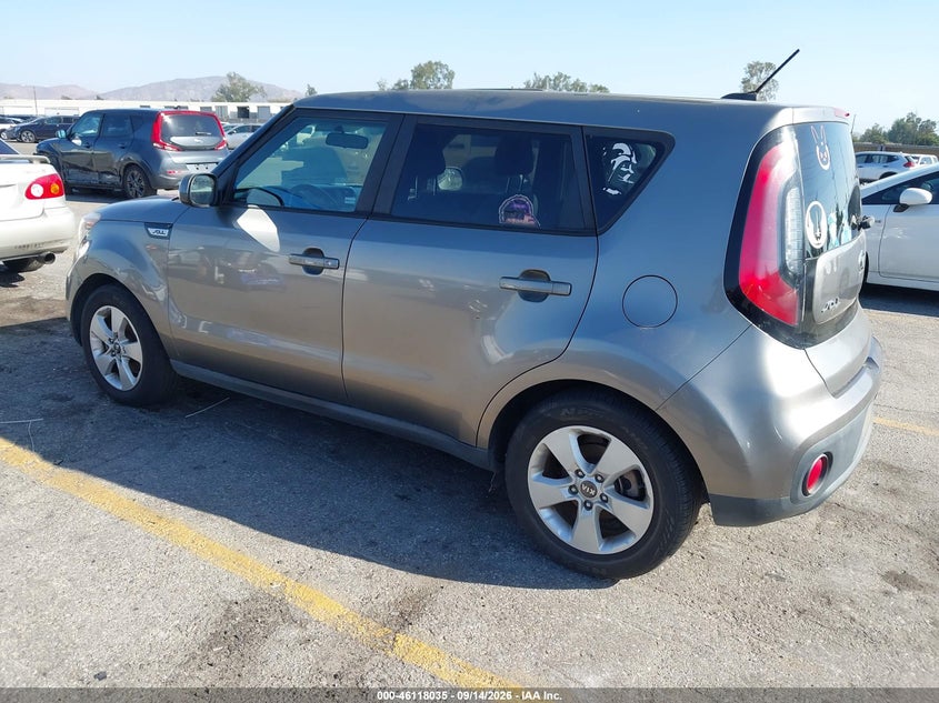 Vin: kndjn2a27j7563251, lot: 46617755, kia soul 20183