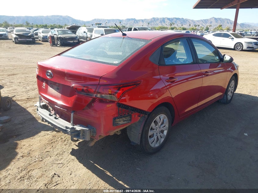 Vin: 3kpc24a34je014015, lot: 46617762, hyundai accent se 20184