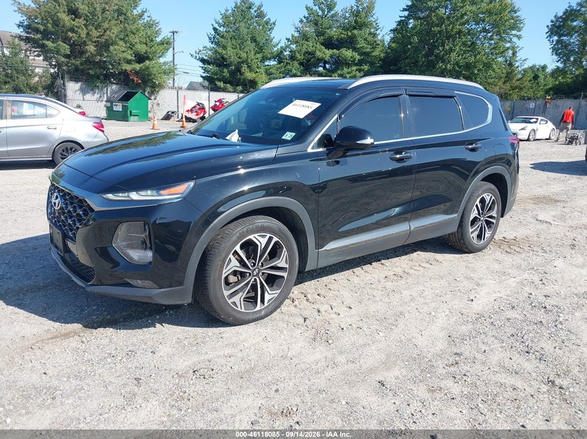 Vin: 5nms5caa9lh182031, lot: 46617805, hyundai santa fe limited 2.0t 20202