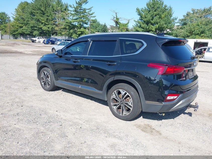 Vin: 5nms5caa9lh182031, lot: 46617805, hyundai santa fe limited 2.0t 20203