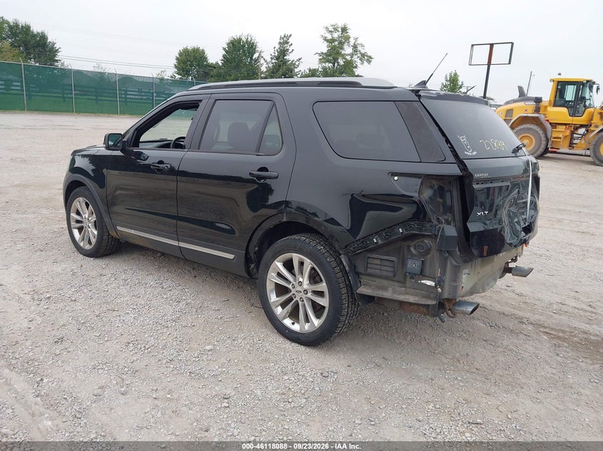 Vin: 1fm5k8d82jga96491, lot: 46617808, ford explorer xlt 20183