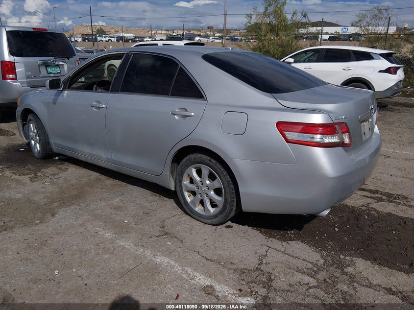 Vin: jtnbk3ek6b3050672, lot: 46617810, toyota camry le v6 20113