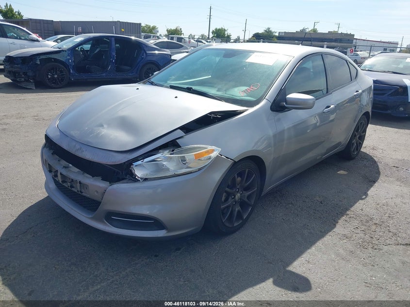 Vin: 1c3cdfaa6fd152804, lot: 46617823, dodge dart se 20152