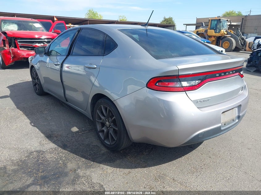 Vin: 1c3cdfaa6fd152804, lot: 46617823, dodge dart se 20153