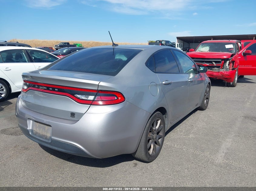 Vin: 1c3cdfaa6fd152804, lot: 46617823, dodge dart se 20154
