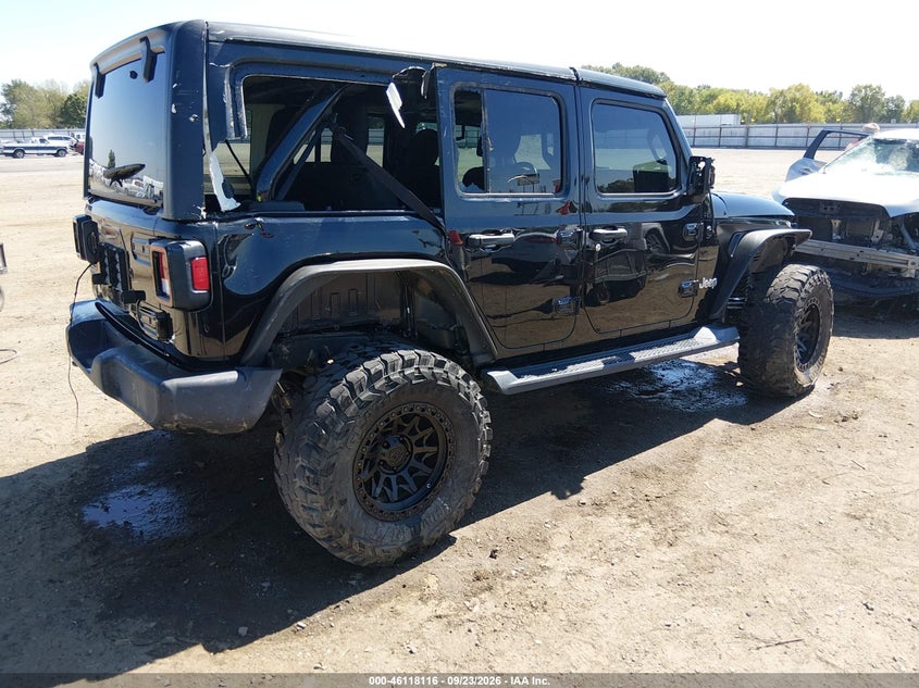 Vin: 1c4hjxdgxjw238243, lot: 46617836, jeep wrangler unlimited sport s 4x4 20184