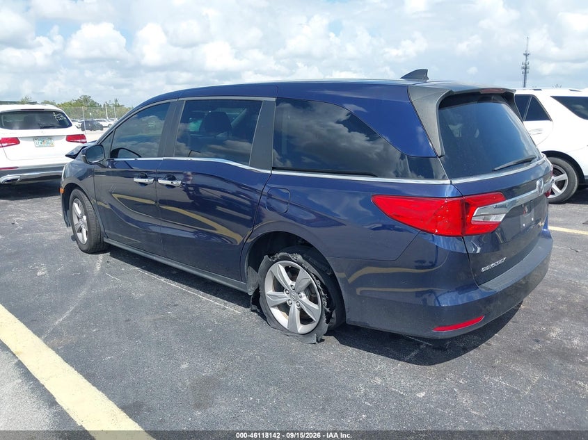 Vin: 5fnrl6h77lb005219, lot: 46617862, honda odyssey ex-l/ex-l w/navi   res 20203