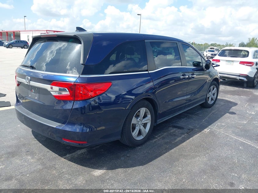 Vin: 5fnrl6h77lb005219, lot: 46617862, honda odyssey ex-l/ex-l w/navi   res 20204