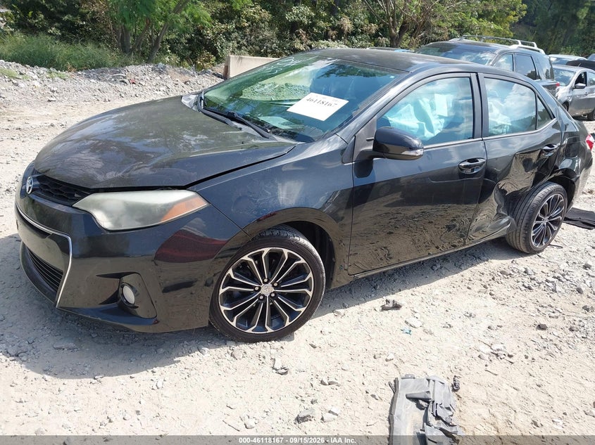 2015 Toyota Corolla, Левый бок, IAAI, VIN 2T1BURHE0FC264979 — фото 2
