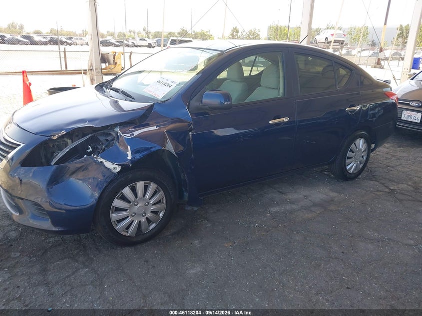 Vin: 3n1cn7ap6dl827094, lot: 46617924, nissan versa 1.6 sv 20132