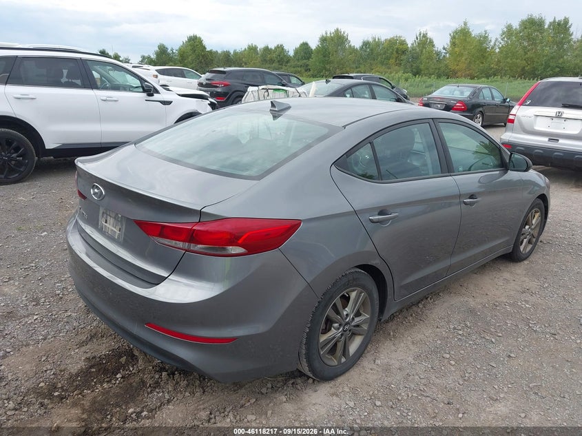 Vin: 5npd84lf4jh267440, lot: 46617937, hyundai elantra sel 20184
