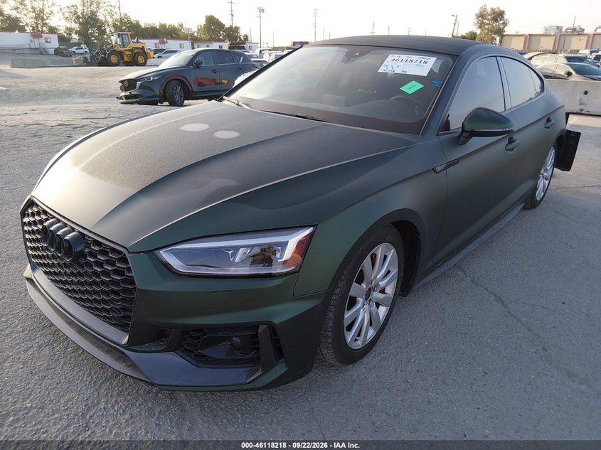 Vin: wauencf53ja093035, lot: 46617938, audi a5 sportback premium plus 20182