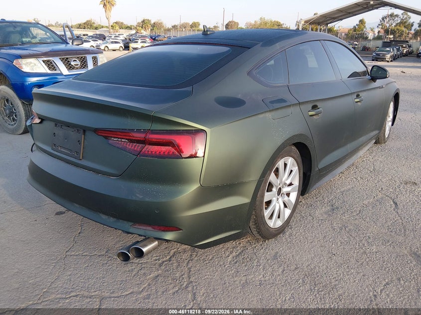Vin: wauencf53ja093035, lot: 46617938, audi a5 sportback premium plus 20184