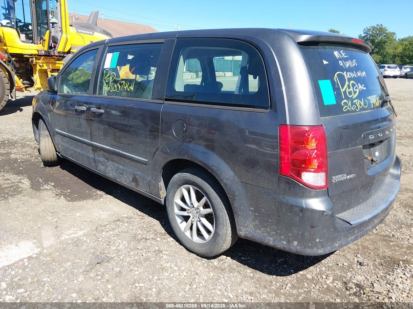 Vin: 2c4rdgbg6fr580710, lot: 46618009, dodge grand caravan american value pkg 20153