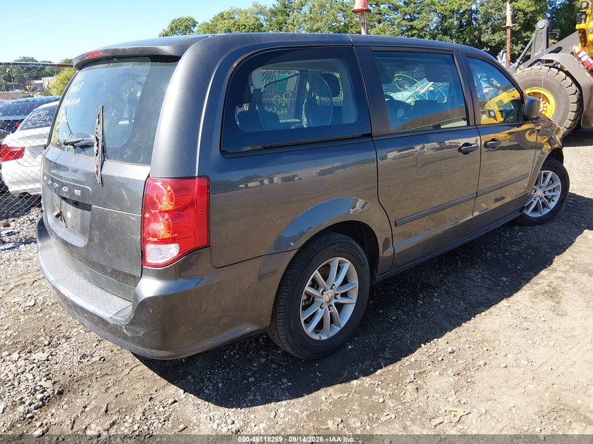 Vin: 2c4rdgbg6fr580710, lot: 46618009, dodge grand caravan american value pkg 20154