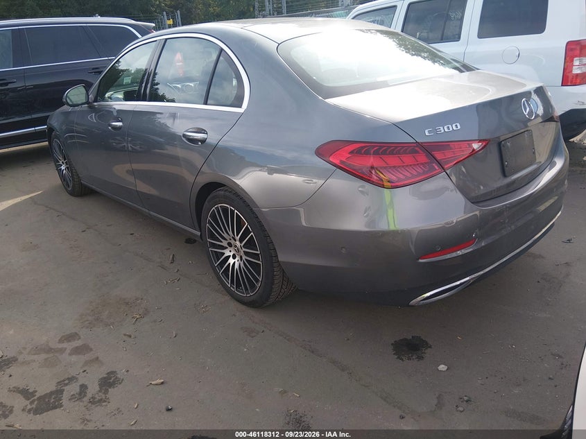 Vin: w1kaf4hbxrr172177, lot: 46618032, mercedes-benz c 300 20243
