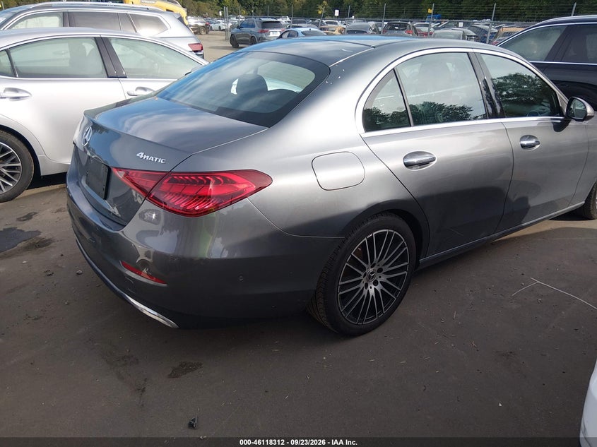 Vin: w1kaf4hbxrr172177, lot: 46618032, mercedes-benz c 300 20244