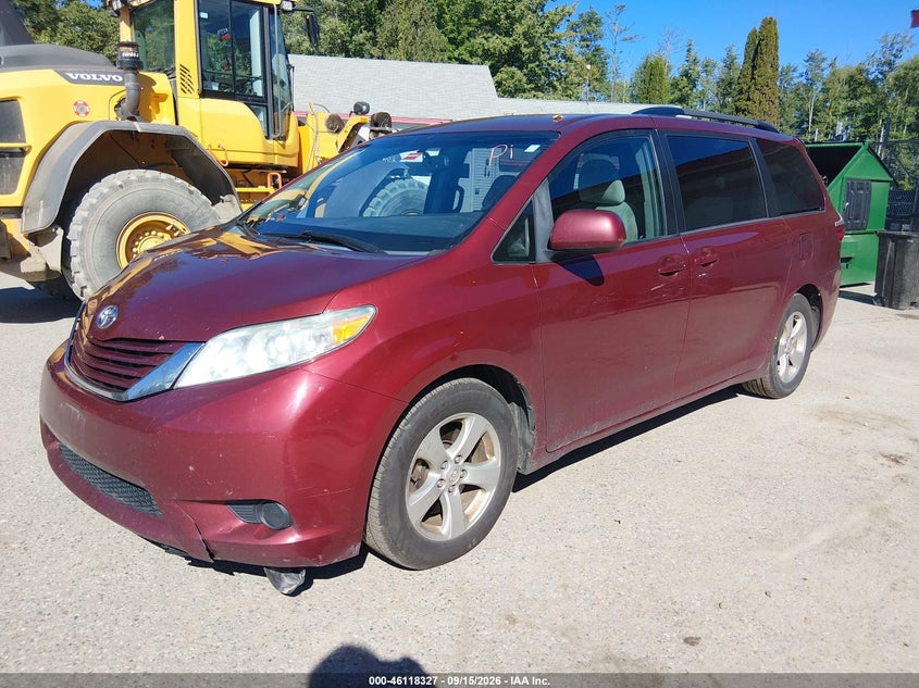 Vin: 5tdkk3dc6fs595659, lot: 46618047, toyota sienna le 8 passenger 20152