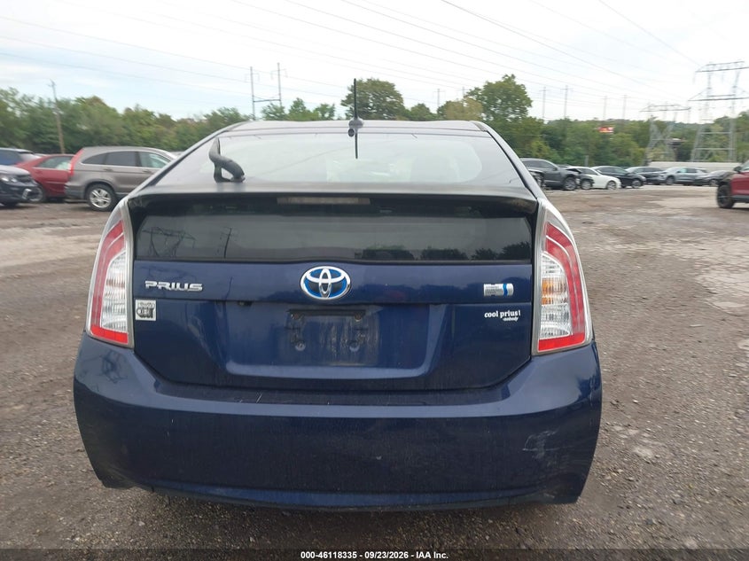 TOYOTA PRIUS 2012 VIN JTDKN3DU4C1599928