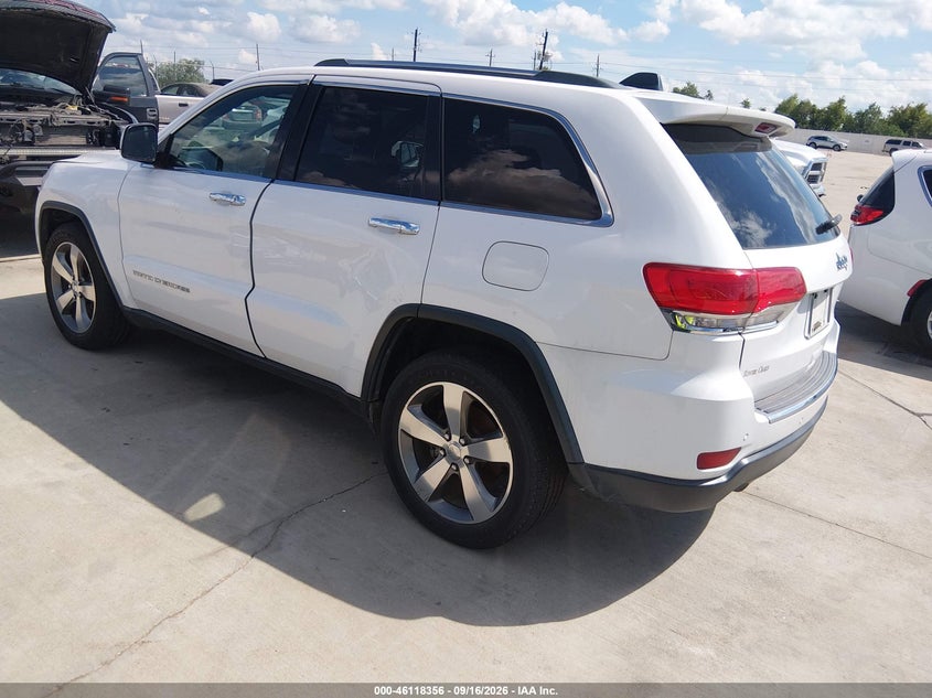 Vin: 1c4rjebg1ec488425, lot: 46618076, jeep grand cherokee limited 20143