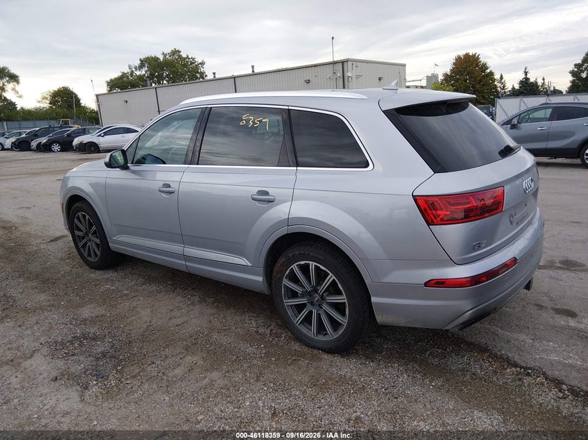 Vin: wa1vaaf79hd001952, lot: 46618079, audi q7 3.0t premium 20173