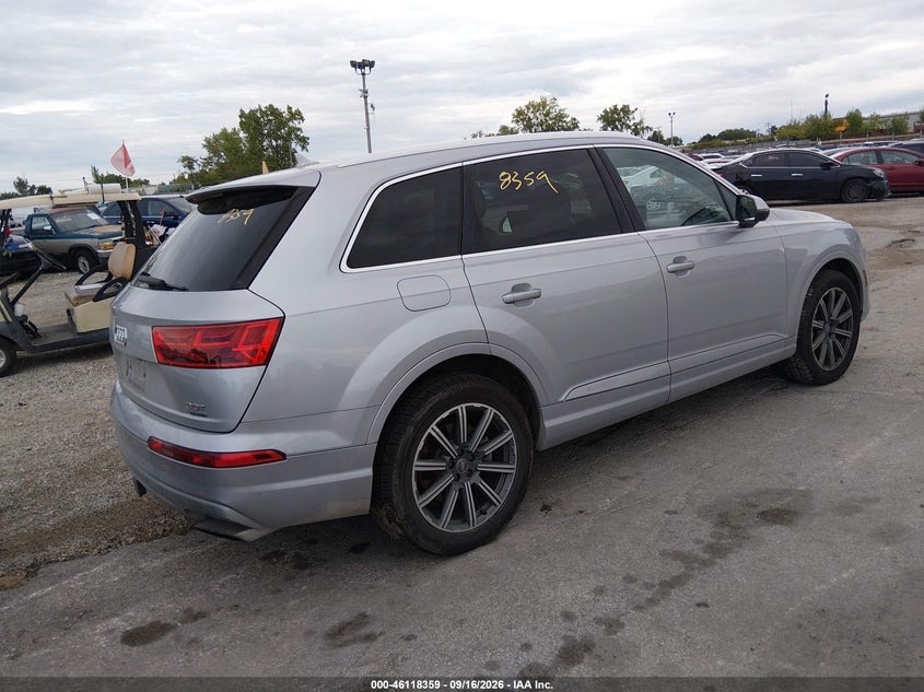 Vin: wa1vaaf79hd001952, lot: 46618079, audi q7 3.0t premium 20174